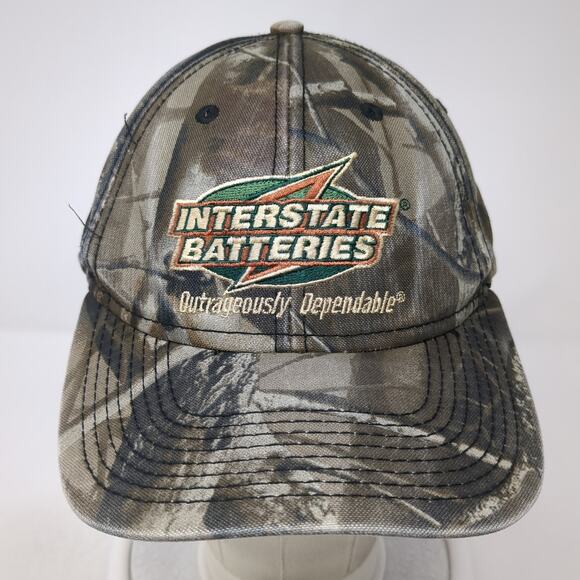 Interstate Batteries Snapback Hat Multicolor Camo One Size Embroidered - Picture 2 of 8
